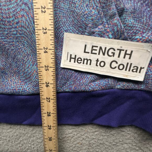 Under Armour Rival Fleece Printed Hoodie Sweatshirt Mens Large Purple Drawstring - Picture 4 of 11